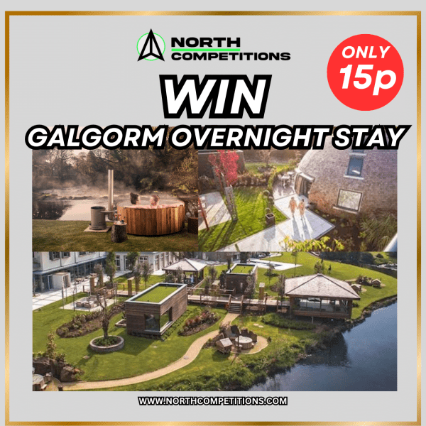 Galgorm Resort Overnight Stay or £300 Cash For 15p