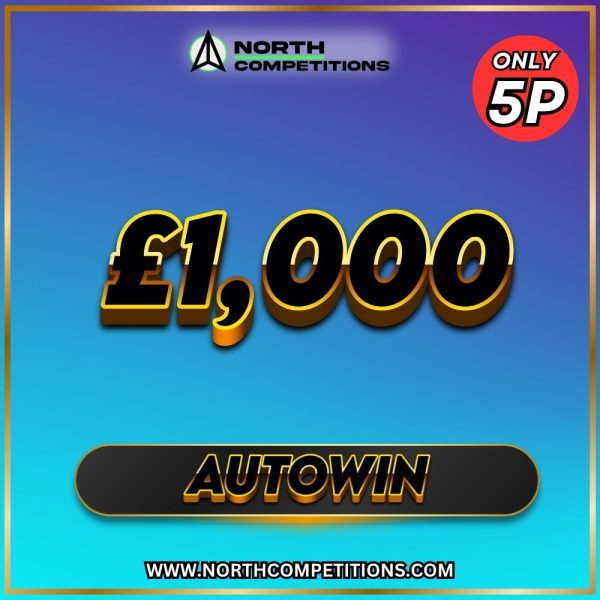 £1,000 for 5p AUTOWIN - Nicole Laverty