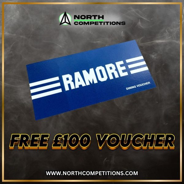 Free £100 Ramore Voucher 15.09