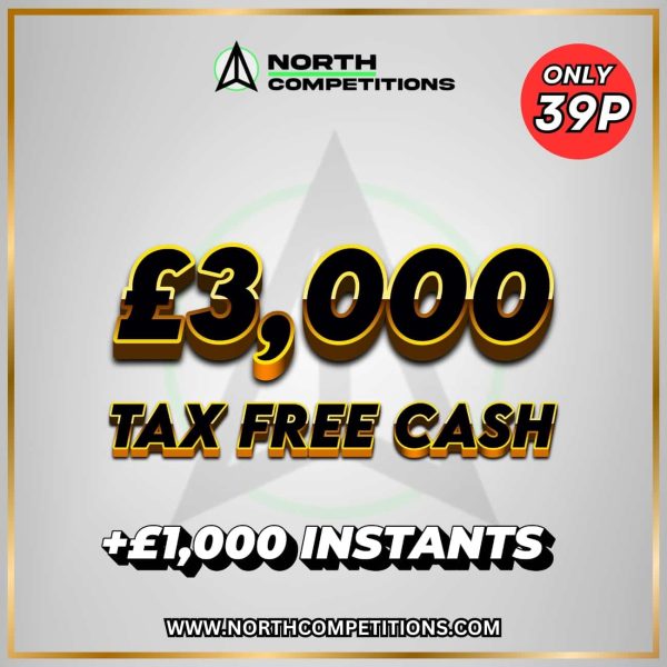 £3,000 for 39p + £1,000 INSTANTS 09.09