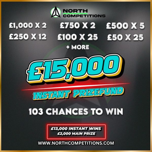 £15,000 Instant Prizefund 15.09