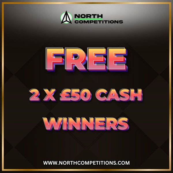 2 x Free £50 Cash 29.09