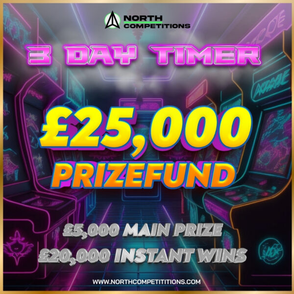 £25,000 Prizefund - 3 Day Timer