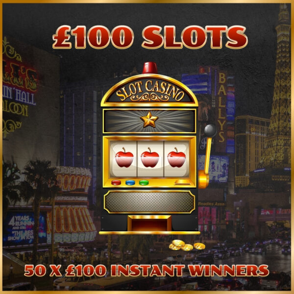 £100 Slots - 50 Chances To Win £100