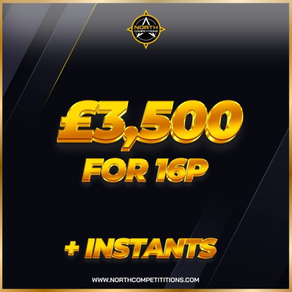 £3,500 for 16p + Instants 23.12