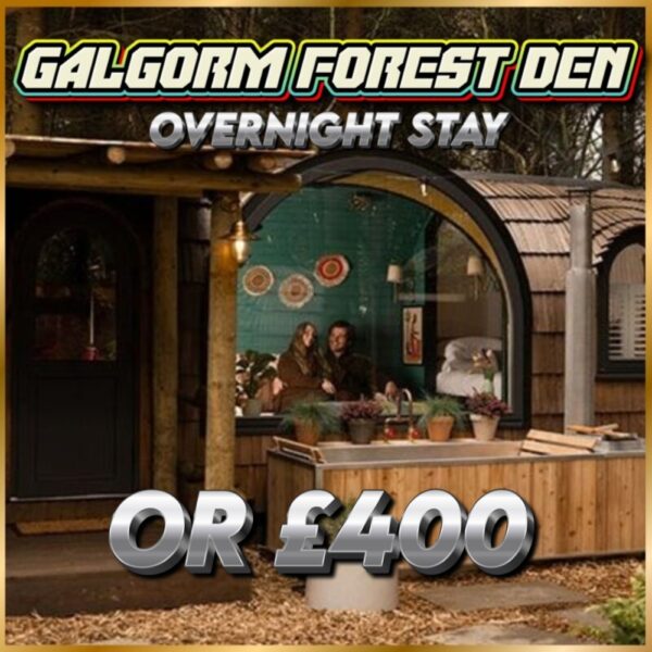 Galgorm Forest Den Overnight Stay 05.12