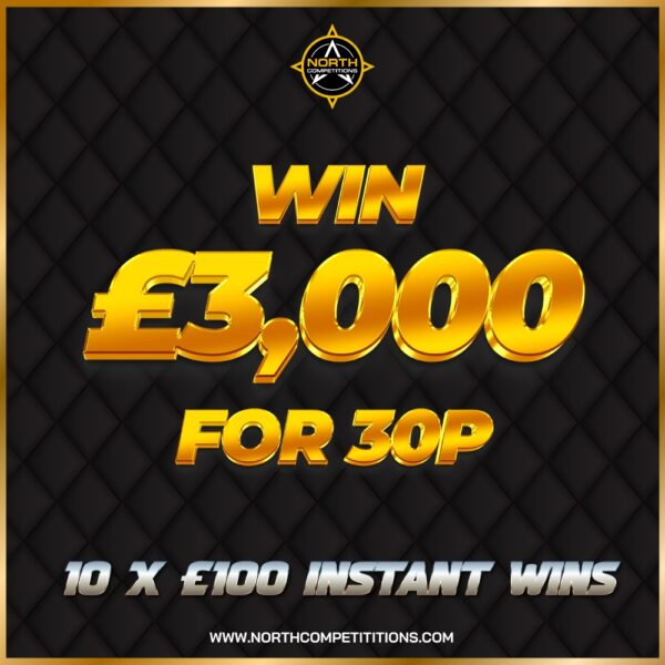 Win £3,000 for 30p + Instants 23.01