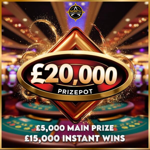 £20,000 PrizePot - £5,000 Main Prize 12.01