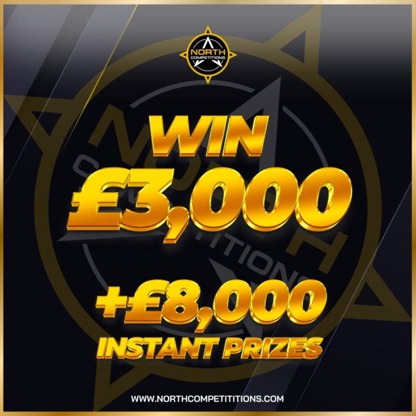 Win £3,000 Cash + £8,000 Instant Wins 18.02