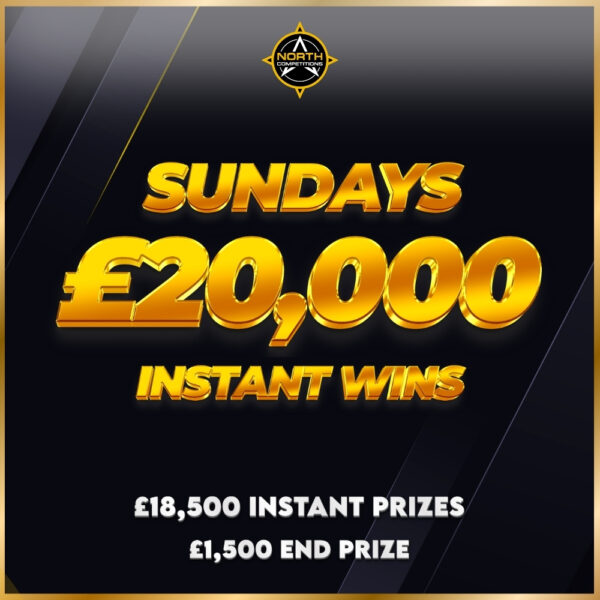 Sundays £20K Instant Wins 16.02