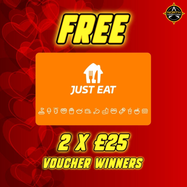 Free 2 x £25 Just Eat Vouchers - Autowin