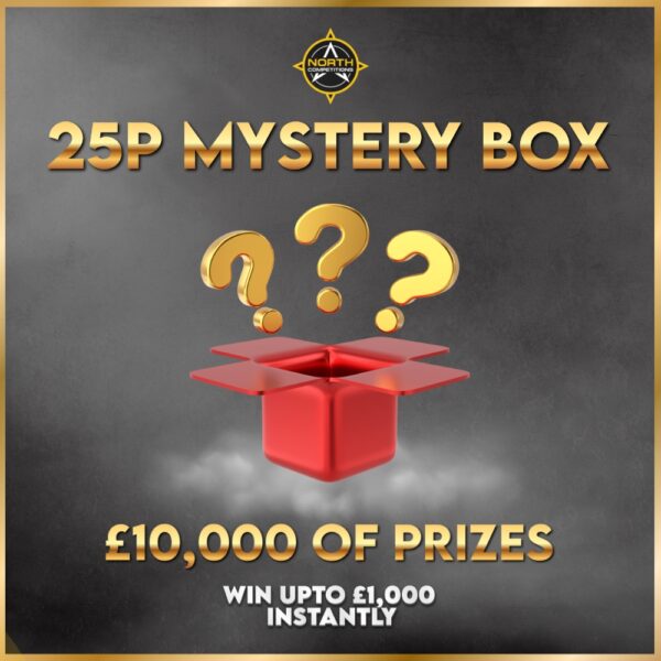 25p Mystery Box - £10,000 Of Prizes 10.03