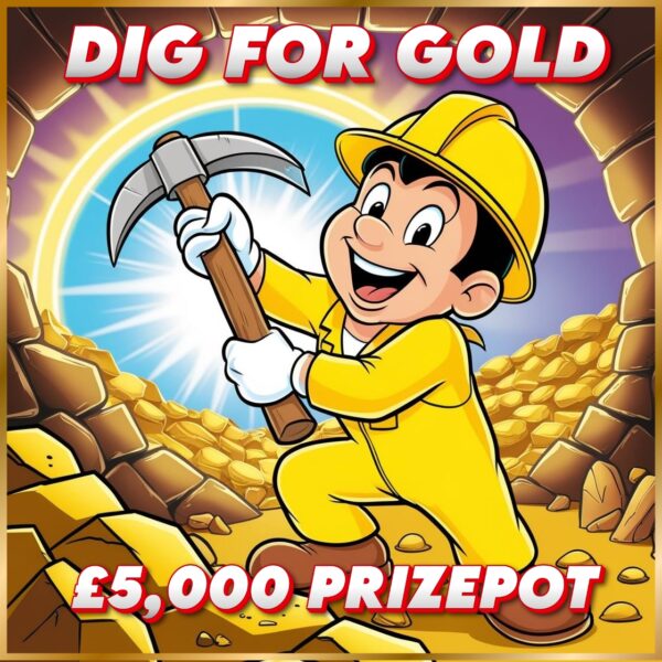 Dig For Gold - £5,000 PrizePot 13.02