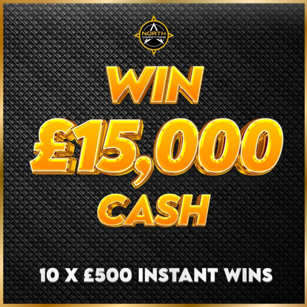 Win £15,000 For 49p + £5,000 Instant Prizes 09/03