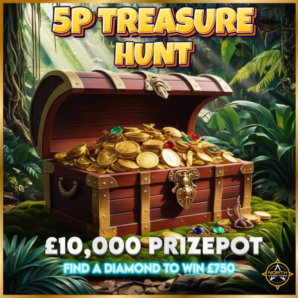 5p Treasure Hunt - Find A Diamond To Win £750 13.03