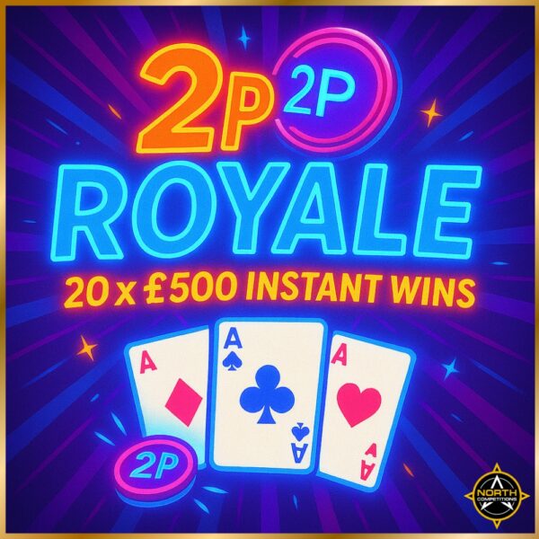 2p Royale - 20 x £500 Instant Wins