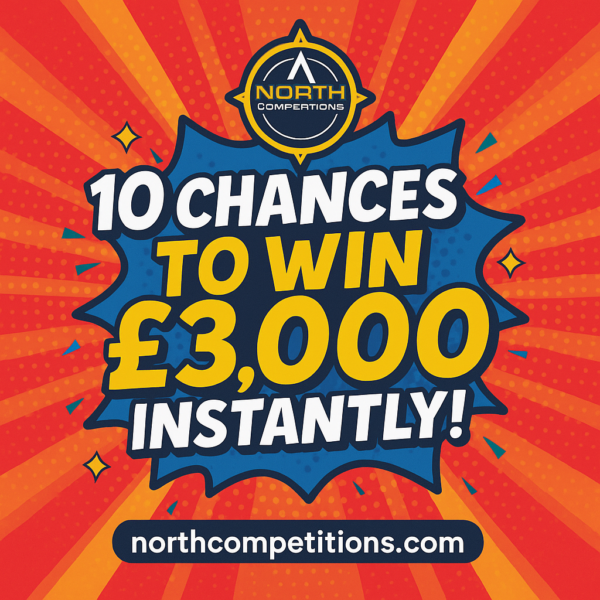 10 x £3,000 Instant Wins! 02.06