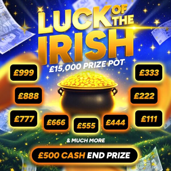 Luck Of The Irish - £15,000 Instant Wins 13.07