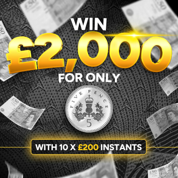 £2,000 for 5p + 10 x £200 Instant Wins