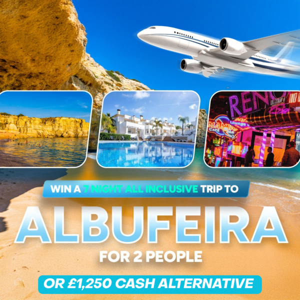 Albufeira 7 Nights All Inclusive For 2 OR £1,250 Cash